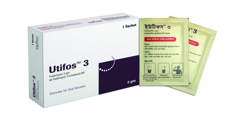 Utifos 3 mg/ sachet
