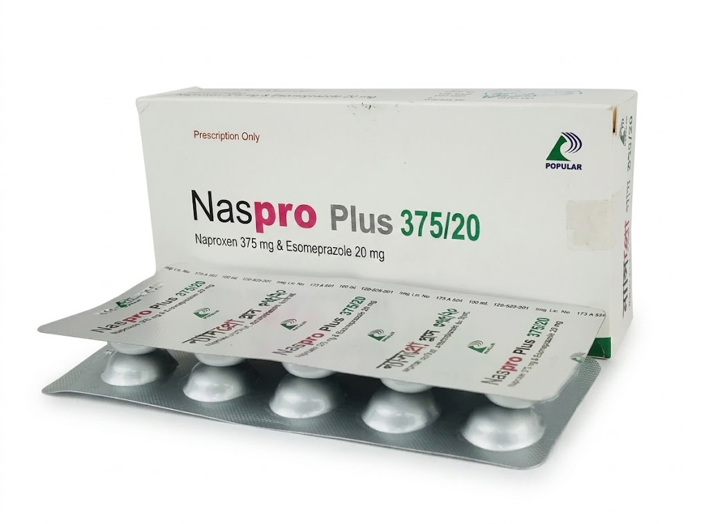 Tab. Naspro Plus 375 mg+20 mg